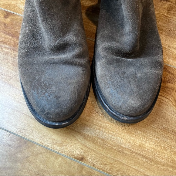 Thursday Boot Company Duchess Boot in Dark Olive Suede Size 8 - Picture 11 of 16